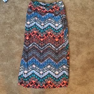 Colorful soft material skirt